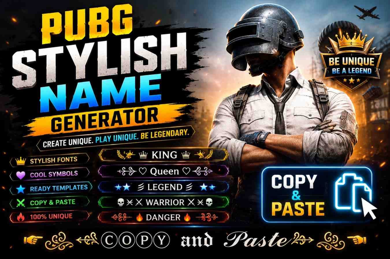 PUBG Stylish Name Generator
