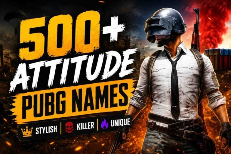 Attitude PUBG Names