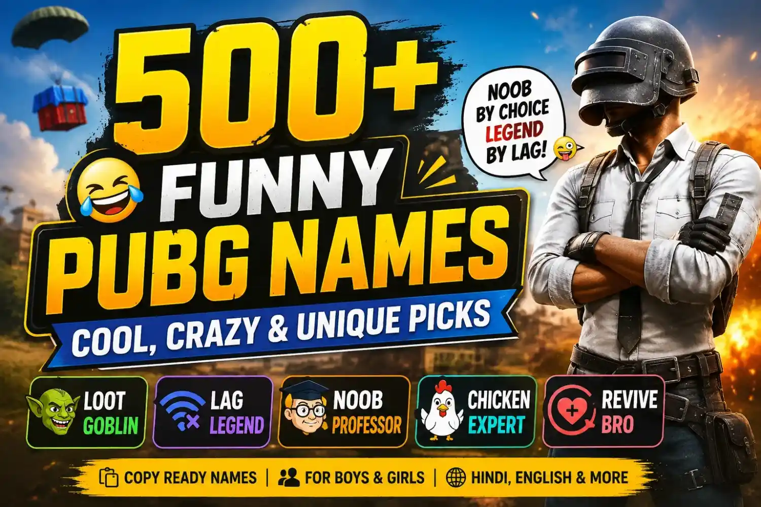 Funny PUBG Names
