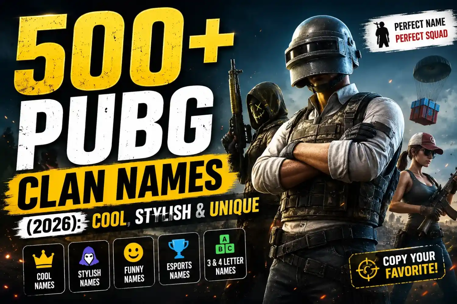PUBG Clan Names