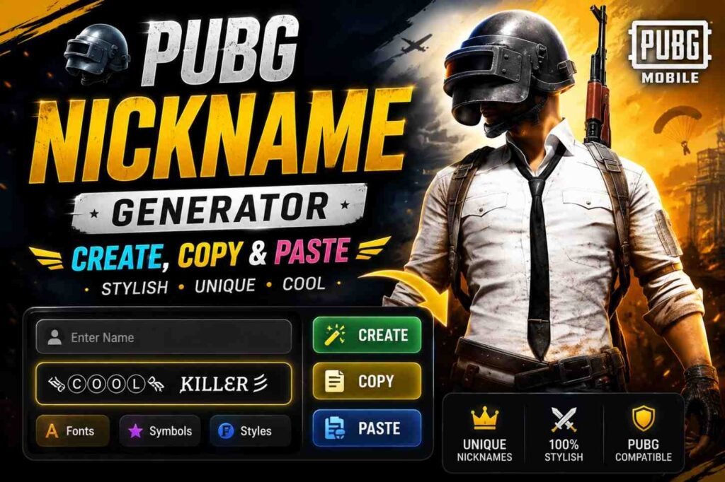 PUBG Nickname Generator