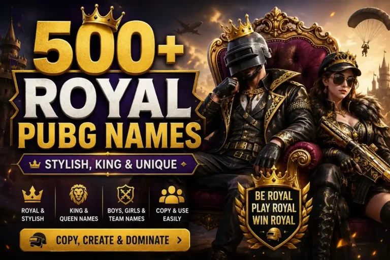 royal PUBG names